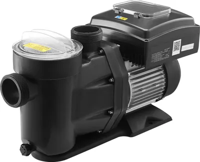 Produktbild von SucceBuy Schwimmbadpumpe mit variabler Drehzahl, 26.000 L/h, 1.100 W Leistung, 15 m Förderhöhe, selbstansaugend mit Filterkorb, programmierbare Timer-Funktion, geeignet für Einbau- und Aufstellpools