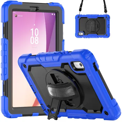 Obrázek produktu pro ochranný kryt 4v1 pro Lenovo Tab M9 TB-310FU 2023 9" pevné pouzdro + funkce stojánku + popruh na přenášení