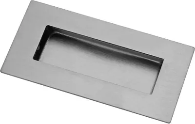 Produktbild von Edelstahl Muldengriff Muschelgriff Möbelgriff Griffmulde Griffmuschel Griff 102x52mm
