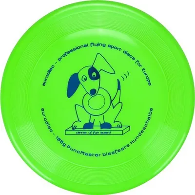 Produktbild von Hundefrisbee Eurodisc Dog Disc Green ED135GRFA Grün 23 cm