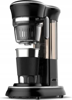 Produktbild von Filterkaffeemaschine mit Mühle 600 W + Thermobecher 450 ml, Stahlfilter