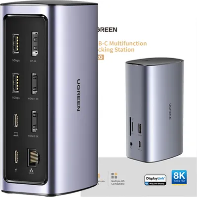 Immagine prodotto di Ugreen Revodok Pro 90325 Docking station multifunzionale Usb-C