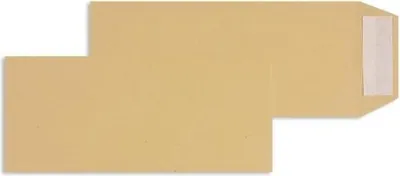 Produktbild von Versandtaschen 102x229mm 115g/qm haftklebend VE=500 Stück braun