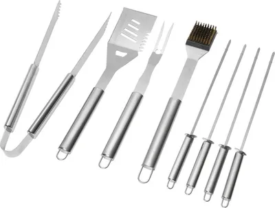 Produktbild von Koffer mit 8 Grillzubehörteilen