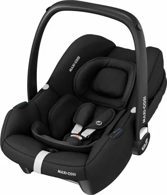 Produktbild von Maxi-Cosi CabrioFix i-Size, Federleichte Babyschale (nur 3,2kg), Kindersitz inkl. Sonnenverdeck & Neugeborenen Einlage, 0-12 kg, Essential Black