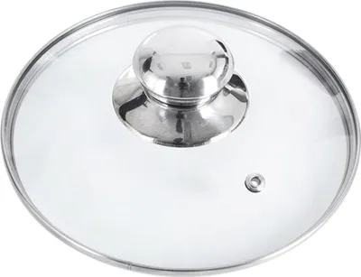 Image de Couvercle en verre avec cadre en acier et valve vapeur