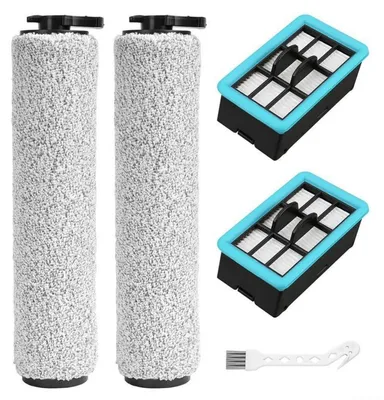 Obrázek produktu pro Náhradní sada filtrů a kartáčů pro vysavač Bissell CrossWave 3831 HF2 3845 3847 3848, obsahuje 2 válcové kartáče, 2 filtry a 1 čisticí kartáč