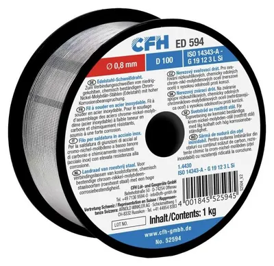 Produktbild von CFH Edelstahl-Schweißdraht ED 594 (Ø 0,8 mm, 1 kg)