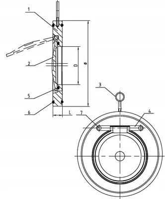 Produktbild von Idmar Rückschlagklappenventil Edelstahl DN25 FAF2330 1 Zoll