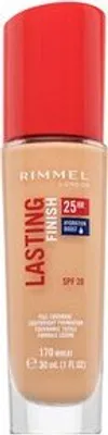 Produktbild von Rimmel London Lasting Finish 25HR SPF20 Full Coverage Lightweight Foundation 170 Flüssiges Make Up für eine einheitliche und aufgehellte Gesichtshaut 30 ml