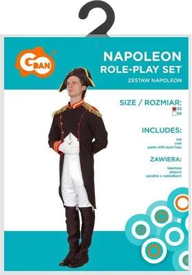 Produktbild von Kostüm für Erwachsene, Napoleon, Größe 52