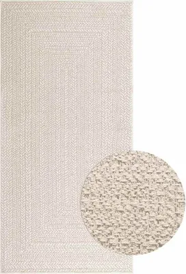 Produktbild von Teppich ZIZUR Creme 100x200 cm Jute-Optik Indoor und Outdoor