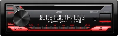 Obrázek produktu pro JVC KD-T822BT Autorádio s CD, MP3/WMA/WAV/FLAC z USB,  FM/AM tuner, AUX, USB, Bluetooth, 4x50W, RDS, Bass Boost, linkový výstup