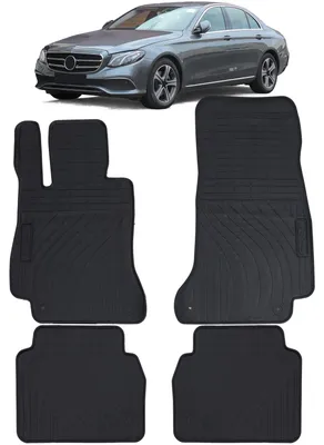 Image de Tapis de sol avant/arrière pour Mercedes-Benz Classe E W213 S213, à partir de 2016, qualité supérieure, en caoutchouc