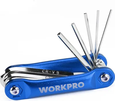Image de Clés Allen Pliables Métriques Compact Et Robuste - Workpro