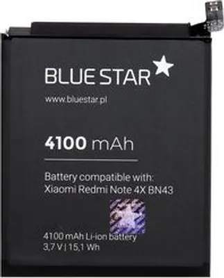 Produktbild von Bluestar Akku Ersatz kompatibel mit Xiaomi Redmi Note 4X 4100mAh Li-lon Austausch Batterie Accu BN43