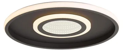 Produktbild von Moderne Deckenleuchte Schwarz inkl  LED 3 Stufen Schalter Frini