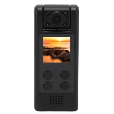 Obrázek produktu pro Kamera nošená na těle,Přenosný videorekordér,Kamera nošená na těle,Videorekordér 4K,Malý videorekordér,Videorekordér se zadním klipem
