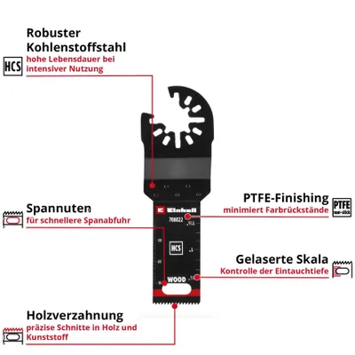 Produktbild von Einhell HCS-Tauchsägeblatt, gerade, 22 x 48 mm