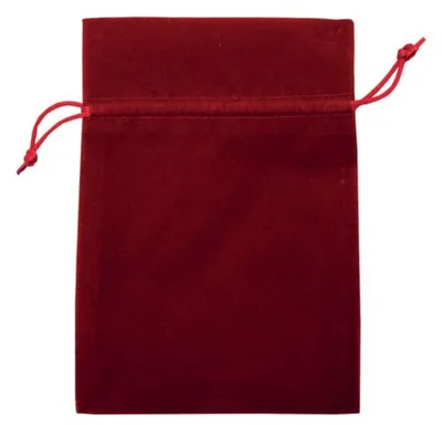 Obrázok produktu pre Goldina® Y080 13020 0012 Zamatová darčeková taška - červená, 13 x 18 cm