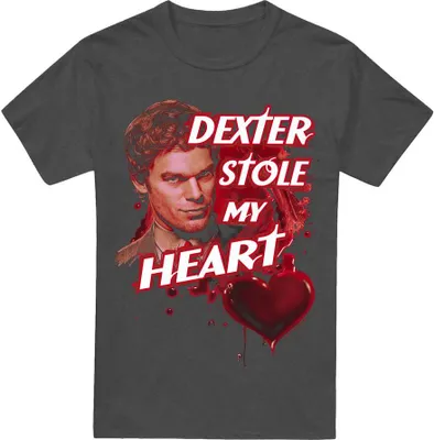 Produktbild von Dexter - T-Shirt für Herren/Damen Uni TV15338 (XL) (Holzkohle)