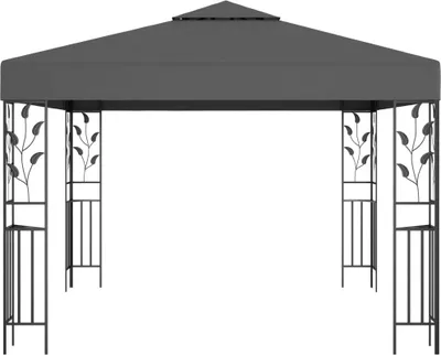 Image de vidaXL Pavillon 3×3 m Anthracite