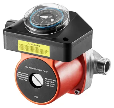 Productafbeelding van Warmwaterretourpomp, debiet van 10 gallon per minuut, instelbare timer, geen bypassventiel