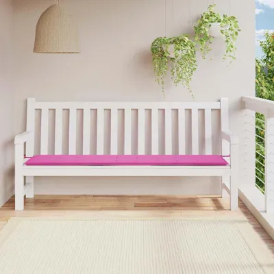 Obrázok produktu pre vidaXL Vankúš na záhradnú lavicu ružový 200x50x3 cm látka