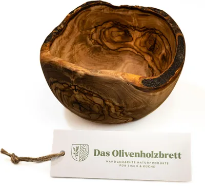 Produktbild von Schale aus Olivenholz mit Naturrand 18 cm