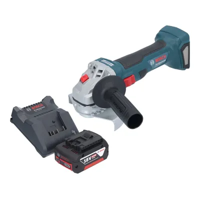 Produktbild von Bosch GWS 18V-7 Professional Akku Winkelschleifer 18 V 125 mm Brushless + 1x Akku 5,0 Ah + Ladegerät