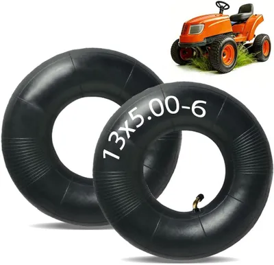 Produktbild von Schlauch 13 x 5,00-6, 2 Stücke, gebogenes Ventil, für Schubkarre