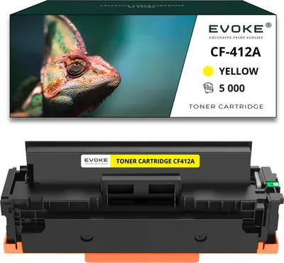 Produktbild von Toner für HP CF412X / CRG046HY-CF412X/CRG046H CF412X / CRG046HY Gelb (yellow) | Ersatz für M452dn M452dw M477fdn M477fdw MF732Cdw MF734Cdw