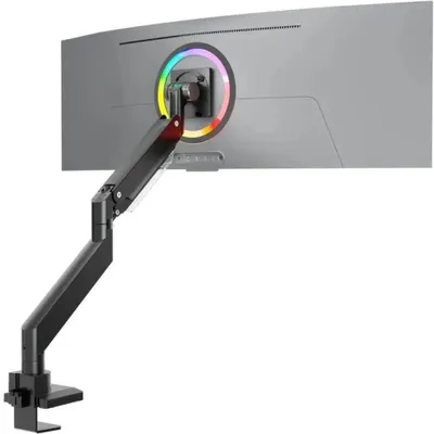 Immagine prodotto di ONKRON Tilt and swivel desk mount for 17"-57" monitors, max. 27 kg, with rotation, black G130