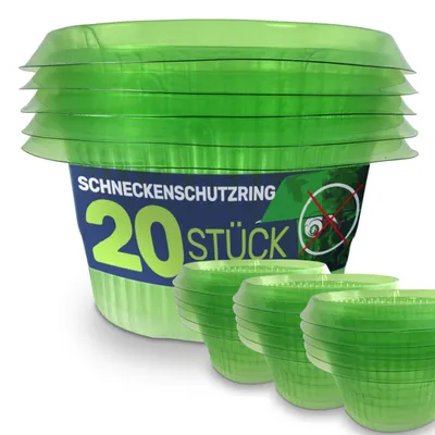 Produktbild von Schneckenschutzring Set Schneckenschutz Pflanzenkragen, Menge:20