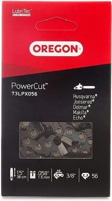 Produktbild von Oregon PowerCut Sägekette 38 cm 3/8" 1,5 mm 56 TG VM mit SG ( 73LPX056E )