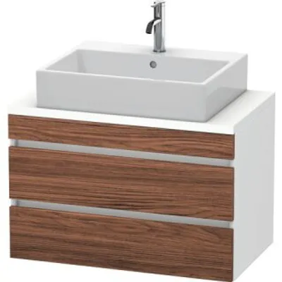 Produktbild von Duravit Duravit Konsolenunterschrank DURASTYLE 512x800x478mm nussbaum dunkel/we ma