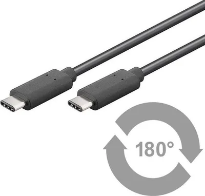 Obrázek produktu pro Microconnect USB3.1CC1, 1 m, USB C, USB C, USB 3.2 Gen 2 (3.1 Gen 2), Samec/samec, Černá