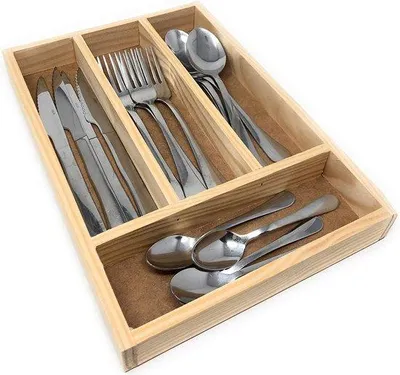 Produktbild von Holzwandtresor mit 4 Schubladen - 32 x 22 x 35 cm