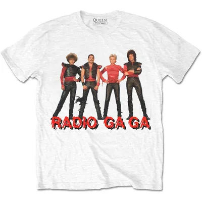 Produktbild von Queen Radio Ga Ga White XL T-Shirt