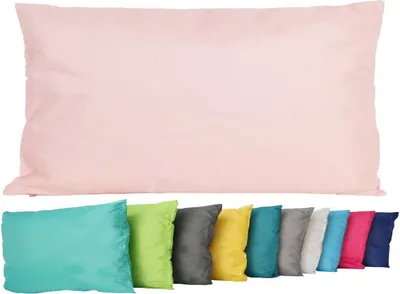 Produktbild von JACK Outdoor Lounge Kissen 30x50cm Dekokissen inkl. Füllung Wasserfest Sitzkissen Garten Stuhl Lotus Effekt, Farbe:Rosa