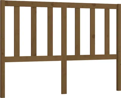 Produktbild von vidaXL Kopfteil Honigbraun 126x4x100 cm Massivholz Kiefer
