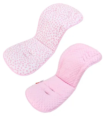 Imagen del producto de Colchón reversible para cochecitos, de doble cara, suave y transpirable, unidad, funda universal para bebés y niños