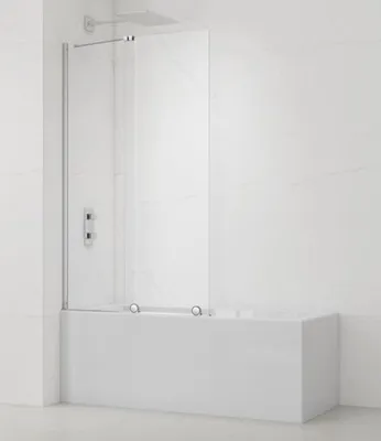 Produktbild von SAT Walk-In Xmotion Badewannenabtrennung 2-teilig Schiebetür 150x117,5 cm, chrom