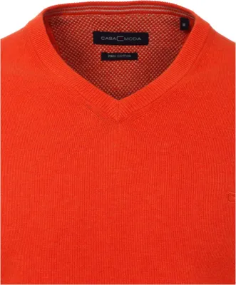 Produktbild von Casamoda - Herren Pullover mit V-Ausschnitt in verschiedenen Farben (004430), Größe:L, Farbe:Gelb (543)