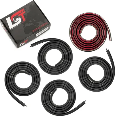 Produktbild von 5x Autotürdichtung Gummiprofil vorne hinten Kofferraum für VW GOLF II 2 83-92
