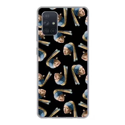 Produktbild von MuchoWow® Handyhülle Schutzhülle Hülle für Samsung Galaxy A51 Das Mädchen mit dem Perlenohrring - Muster - Vermeer Silikon Softcase Handy Hülle - Schutzabdeckung