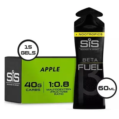 Zdjęcie produktu dla Science in Sport Beta Fuel Żel energetyczny Nootropics Jabłko 15 x 60 ml