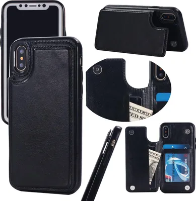 Obrázok produktu pre INF Kožené puzdro na kartu pre Samsung Galaxy S22 Ultra - čierne