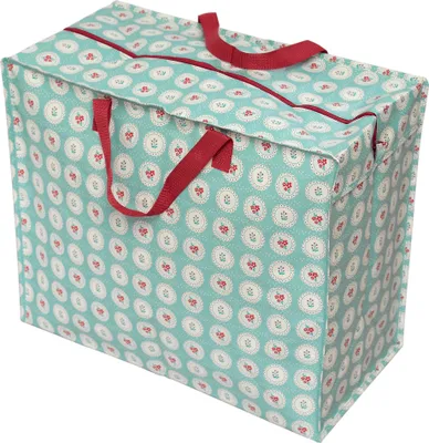 Produktbild von Rex London - XXL Riesentasche, Jumbotasche - Blue Doily - Retro Blumen