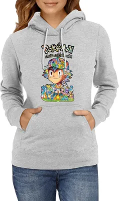 Produktbild von Kinder Kapuzenpullover Japan Manga Anime Comics Pokemon 019, 9-11 Jahr - 140 / Grau